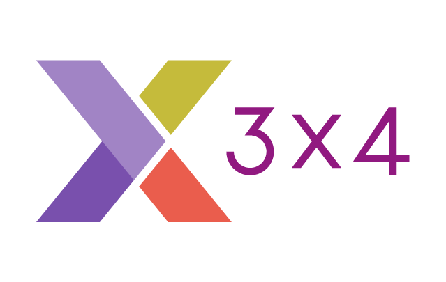 3X4